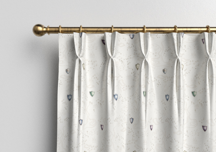 Jurassic Joust, Knights Way Knightly - Made to Measure Curtains - Image 10